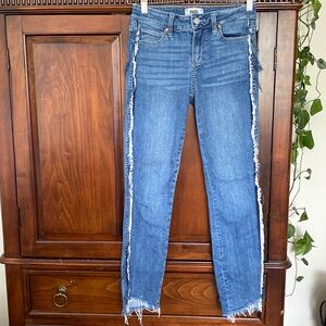 Paige Verdugo Ankle Undone Caballo in Bettie wash shark bite ankles sz 26